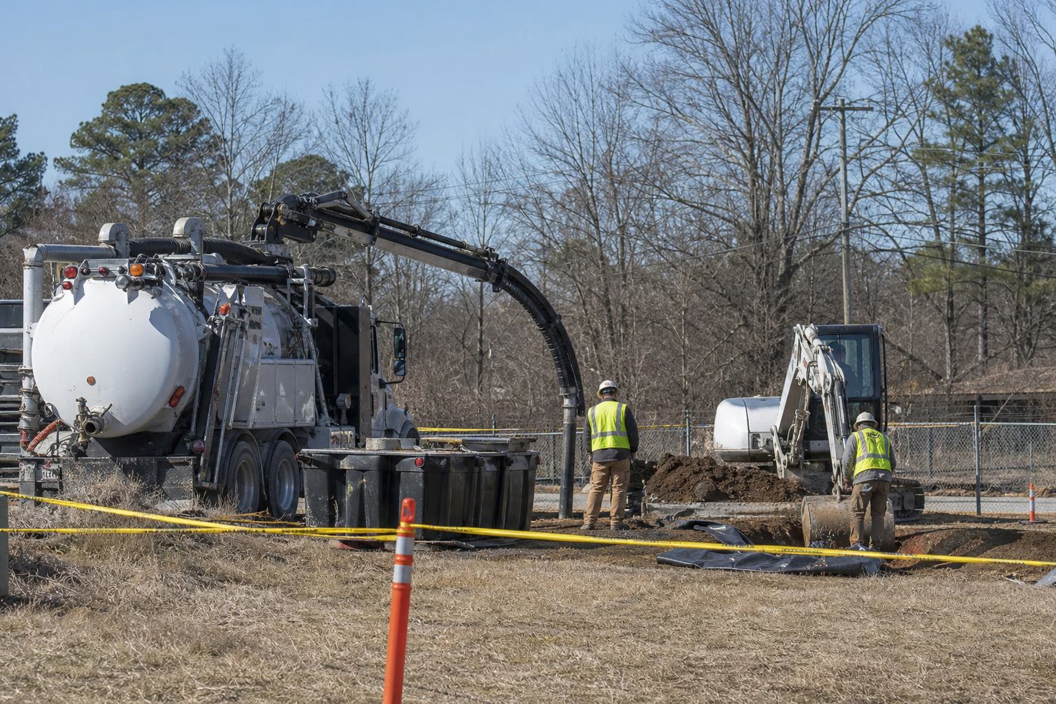 Field and industrial equipment ready for remediation and plant support
